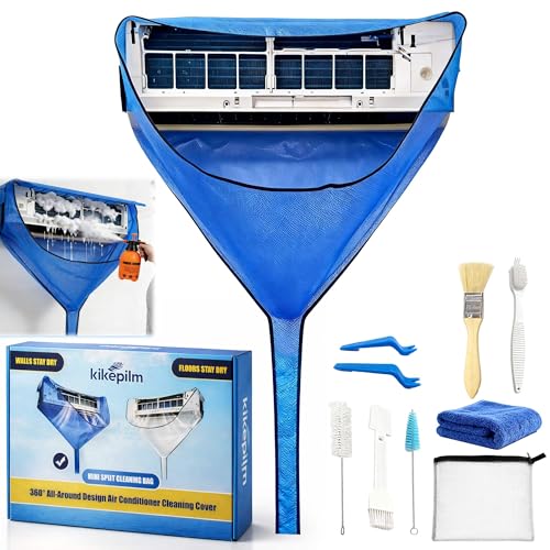 Kikepilm Split Air Conditioner Cleaning Kit, Air Conditioner and Wall Air Conditioners for Home, Blue Large