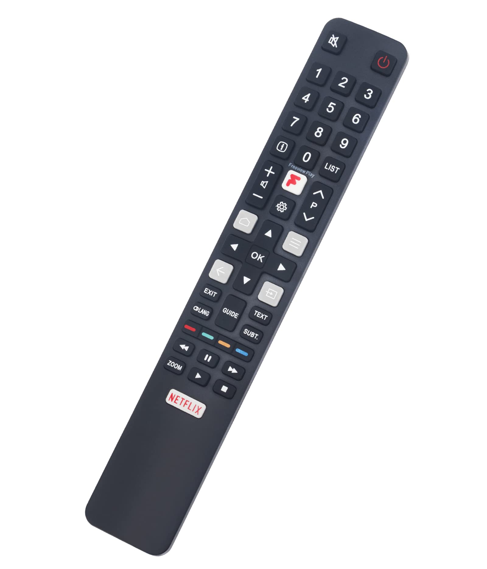 Replacement Remote Control RC802N YUI5 Sub RC802NU1 RC802N4 Fit for TCL Ultra Slim 4K TV Android TV C71K C725K C72K+ C815K C815K P615K P638K P715K P725K P73K