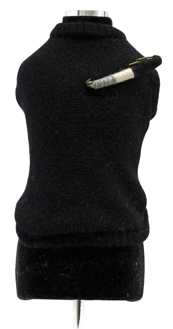 Trilly Tutti Brilli Aubert Wool Sweater with Safety Pin Decorated, X-Large