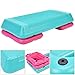 Giantex Fitness Aerobic Step 29'' Club Cardio Adjust Exercise Stepper w/Risers 4'' - 6''