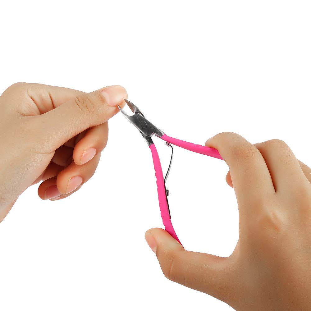 Nail Cuticle Nipper, Professional Stainless Steel Plier Dead Skin Remover Clipper Scissor Nail Pedicure Manicure Tool