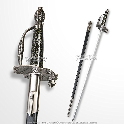 Medieval Gears Brand 38" Zorro Movie Replica Rapier Renaissance Sword Cosplay