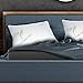 Cooling Bamboo Pillow - Adjustable for Back Side and Stomach Sleeper - Real Original Bamboo Medium Cool Shredded Memory Foam Bed Pillows for Sleeping with Natural Hypoallergenic Cover Standard / Queen