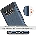 Galaxy Note 8 Case, DAMPO [Meister]-[Brushed Metal Texture][Slim Fit] Heavy Duty Sturdy Bumper Soft PC TPU Shock Scratch Resist Protective Slim Armor Case For Samsung Galaxy Note 8-Navy Blue