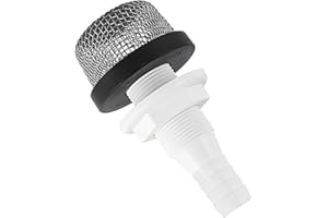 MEISO Plastomer Water Intakes Filter Head for Fishing Boats – Durable Live Fish Compartment Aerator System Inlet, Corrosion-R