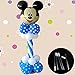 SING F LTD 5Pcs Plastic Sticks Clear Pole for Balloon Column Arch Base Stand Builder Kits