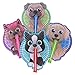 Shop Zoombie 9 Inch Handheld Puppy Folding Fans - Pack of 24 Foldable Paper Fans in Assorted Colors and Designs, Lockable Solid Plastic Handle, Puppy Party Favors and Supplies, Gifts for Kids Ages 3+