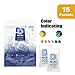 Dry & Dry Orange Indicating Silica Gel Packets Desiccant - Food Safe Silica Gel Desiccant Packs, Silica Packets - White - 20 Gram (15 Packets)