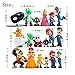 18pcs/Set Piece Super Mario Bros Super Mary Princess, Turtle, Mushroom, Orangutan, Super Mary Action Figures,1.2 