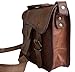 jaald Leather Messenger Bag Laptop Case Briefcase Brown Distressed Shoulder Bag Compatible With Ipad & Tablet