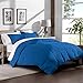 Bare Home Comforter Set - Twin/Twin Extra Long Size - Ultra-Soft - Goose Down Alternative - Premium 1800 Series - All Season Warmth (Twin/Twin XL, Medium Blue)