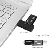 ENUODA 32GB USB 2.0 Memory Stick Swivel Design Black view 3