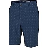Greg Norman Men's Ml75 Microlux Hybrid Print Golf Shorts Navy 30