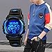 Kid Watch Sport LED Alarm Stopwatch Digital Child Quartz Wristwatch for Boy Girl U