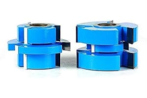 Amana Tool - SC556 2-Piece Carbide Tipped 3-Wing Stile & Rail Tongue & Groove Cabinet Door