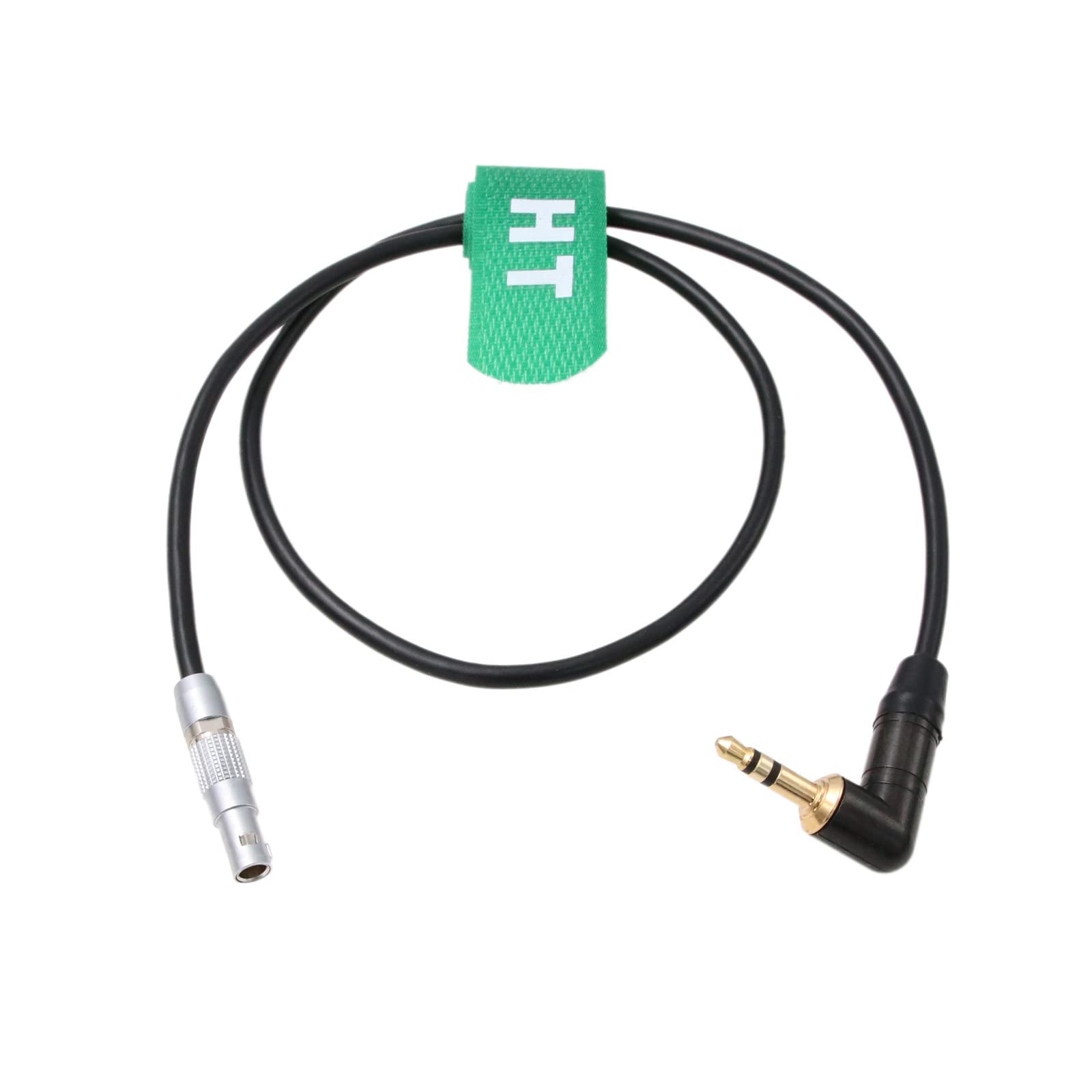 HangTon Audio Cable for ARRI Alexa Mini/RED V-Raptor/Z CAM E2 Camera, 3.5mm 1/8'' TRS to 00B 5 Pin (60 cm, S 5pin-R 3.5mm)