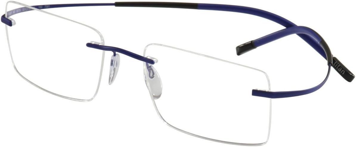 Silhouette Eyeglasses Titan Minimal Art Icon Chassis 7581 6075 Optical Frame