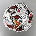 Meet Holiday Jordan AJ Sneakers Theme Stickers Waterproof Vinyl Scrapbook Stickers Car Motorcycle Bicycle Luggage Decal 60 PCS Laptop Stickers