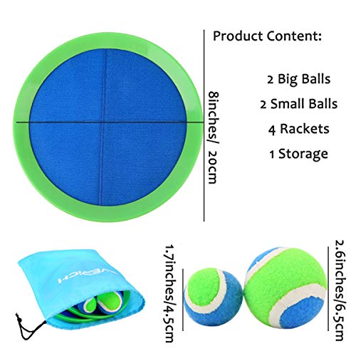 2 EVERICH+TOY+Game+Paddles+Set+Outdoor+Paddles