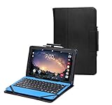RCA Galileo Pro 11.5 case by i-UniK Compatible RCA Galileo Pro 11.5" Model#RCT6513W87DK C Tablet with Keyboard Case [Bonus Stylus] (Black)