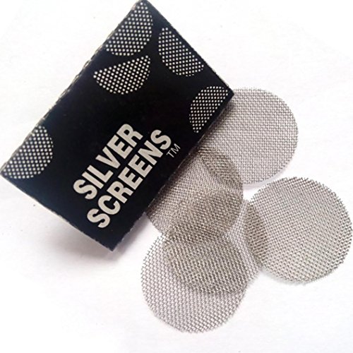 Vanvler Multifunctional Hookah Water Pipe Metal Filters Smoke Pipes Screen Gauze (100Pcs, Silver) - Thumbnail 4