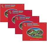 Piano Town Primer Level Piano Learner's Pack - Lesson, Theory, Performance and Technic Primer Level Books