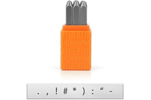 ImpressArt Basic Metal Stamp Set, Punctuation, 3mm