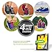 Diagonal One No Tie Shoelaces – 2 Pack. Slip On Tieless Elastic Silicone Shoe Laces for Kids, Adults & Seniors. Best for Sneakers and Casual Footwear