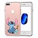 iPhone 7 Plus CASE,iPhone 8 Plus CASE, Stitch Look up to The Sky 3D Printed Soft Clear Cute Case