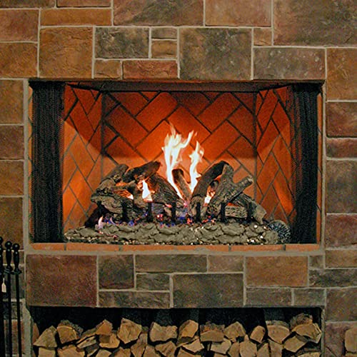 Skyflame Glowing Embers Rock Wool for Vented Gas Fireplaces Fake