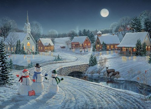 Cobble Hill One December Night 1000 Piece Jigsaw Puzzle