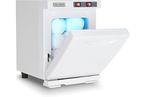 Winado Professional Towel Warmer, 5L Small Hot Towel Cabinet, 2-in-1 Towel Heater for Beauty Salon, Massage Office, Facial Spa, Bathroom and Esthetician, White