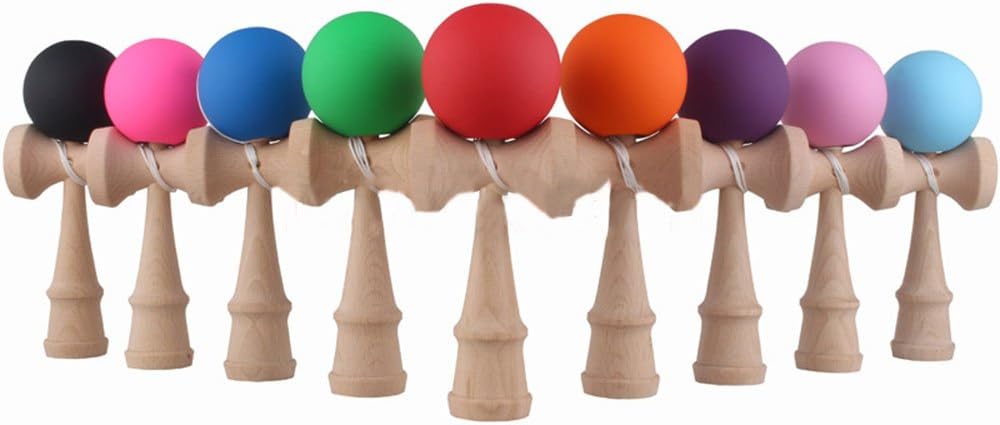 Amazon シンプルファン けん玉 フリースタイル Kendama 木素材 おしゃれでスタイリッシュに 技 成功率up 木のおもちゃ プレゼントにも Orange けん玉 ホビー