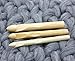 Giant Wooden Hook Kit for Super Chunky Yarn Crochet Making Rugs Blanket and Crafts 1 Piece (3Pack 15mm 20mm 25mm)