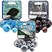 Mega Marbles 3 Pack - Electric EEL, Octopus, & Stingray Game Nets - Includes 1 Shooter Marble & 24 Player Marbles Per Net