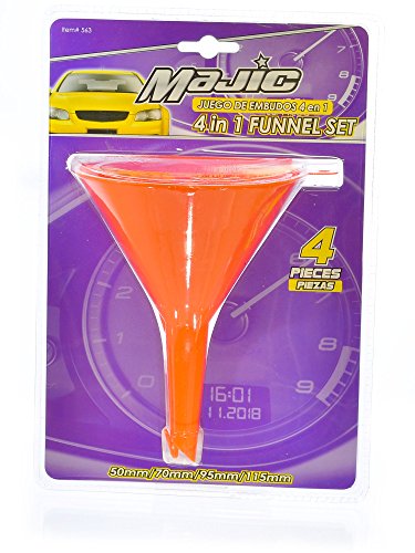 1 Majic+4+Pieces+4+Sizes+Plastic+Funnel