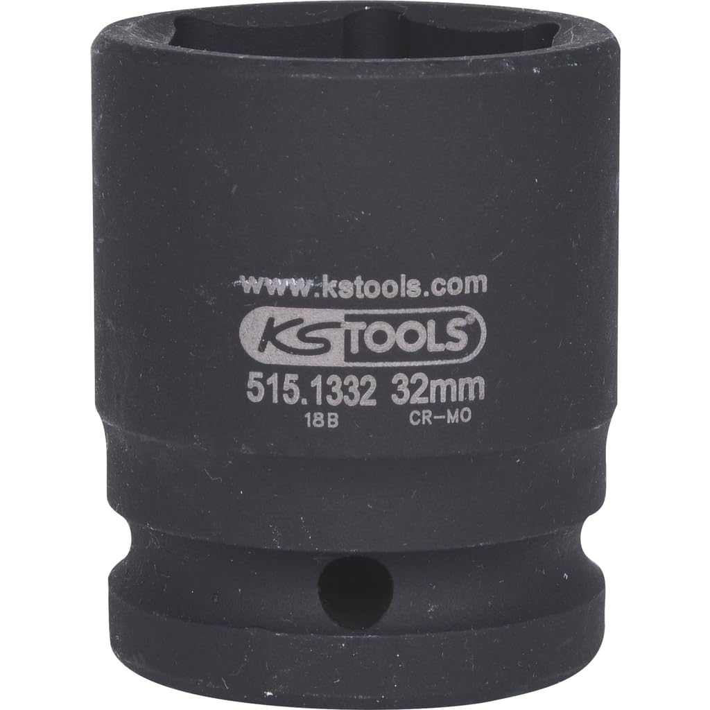 KS Tools 515.1332 Impact Socket Short 3/4-inch 32mm