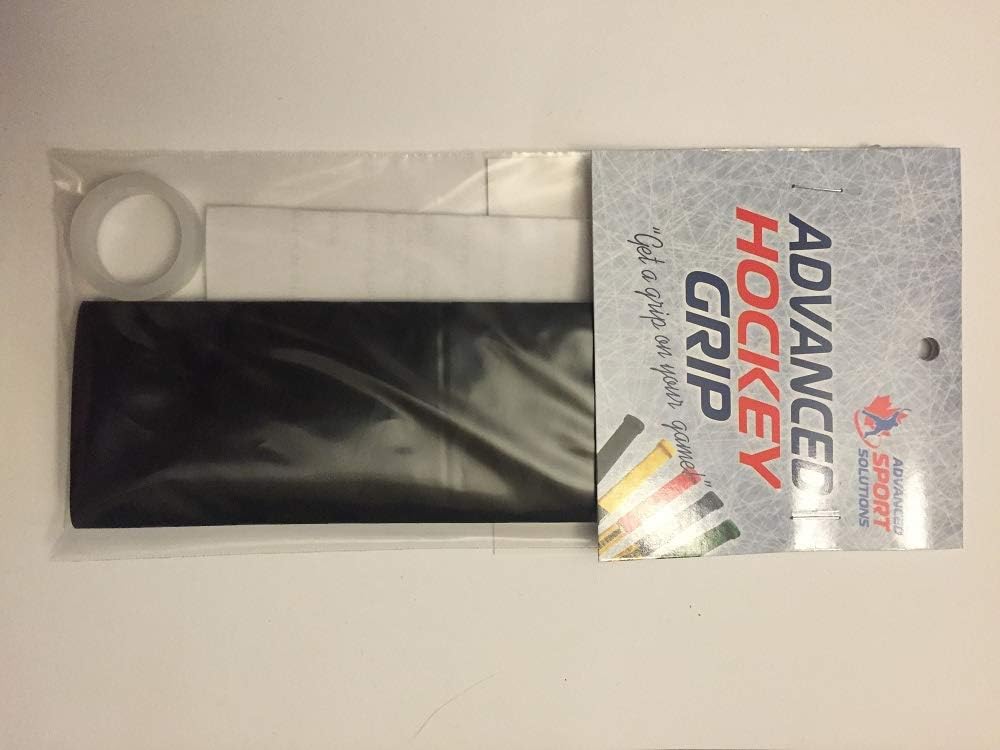 Advanced Hockey Stick Grip - Grip for ice Hockey Sticks, one Size for Youth and Adult Stick, Great Alternative to Hockey Tape (Black) : Sports & Outdoors