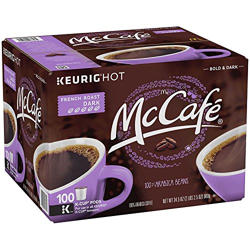 Click Here to See More Images McCafé French Roast Dark Coffee (84 K-Cups)