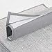 mDesign Fabric Hanging Organizer - Closet Rod Storage - 7 Shelves/3 Drawers for Baby Nursery Bedroom Organization - Hold Clothes, Linens, Toys, Accessories - Lido Collection - 2 Pack - Gray