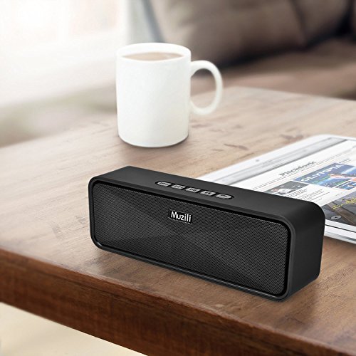Portable-Wireless-Bluetooth-SpeakersMuzili-Outdoor-Portable-Stereo-Speakers-with-HD-Audio-and-Enhanced-Bass-Built-In-Dual-Driver-Speakerphone-Bluetooth-40Handsfree-CallingTF-Card-Slot