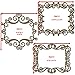 Rectangle Flourish Frames Scrapbook Embellishments | Laser Cut Chipboard | 3 Piece Set
