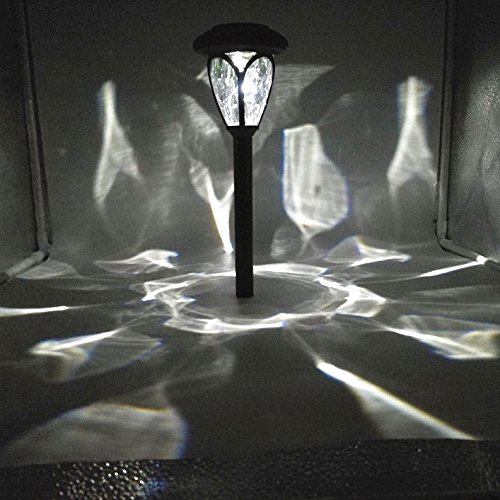 Solar Pathway Lights Outdoor Garden Path Decorative Stake Light Landscape Home Decor Sogrand Waterproof Bright White LED Yard Decorations Stakes For Outside Walkway Driveway Patio 6Pack
