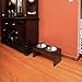 PetFusion Bamboo Elevated Dog Bowls; Cat Bowl | Raised Feeders w/Water Resistant Seal (Short 4