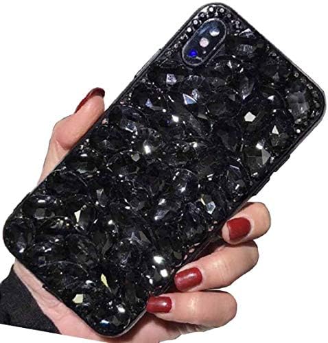 Galaxy NoteFE/7 Noble Case, Portable Shiny Big Diamonds Back Useful Girl Princess Cover, LICHE Scratch Proof Protect Slim Thin Phone Light Case for Samsung Galaxy Note FE/7 Black