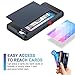 iPhone 6 Case, Vofolen(TM) Impact Resistant Wallet Cover iPhone 6 Card Slot Case Protective Shell - Flexible Shockproof Rubber Bumper Frame Case + Anti-scratches Hard PC Back Cover Skin ID Visa Card Wallet Case for Apple iPhone 6 4.7 Inch (Dark Blue)