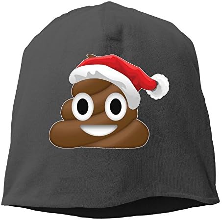 Merry Christmas Poop Emoji Women/Men Wool Hat Soft Stretch Beanies Skull Cap Unisex