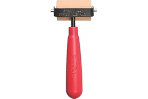 Speedball Soft Rubber Brayer, 2-Inch - Printmaking Roller Tool for Gel & Block Printing and Crafting - Made in USA