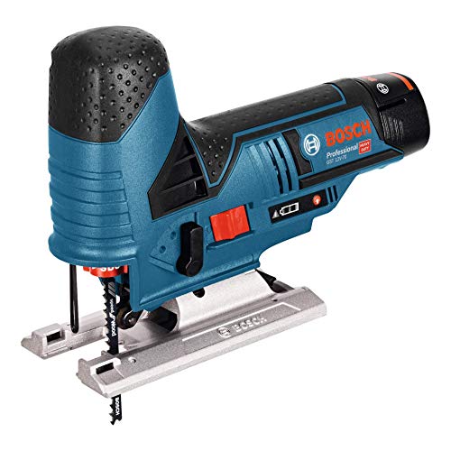 Bosch Professional 12V System Akku Stichsäge GST 12V-70 (Schnitttiefe in Holz: 70 mm, inkl. 2x Sägeblatt, Gleitschuh… – Bild 5