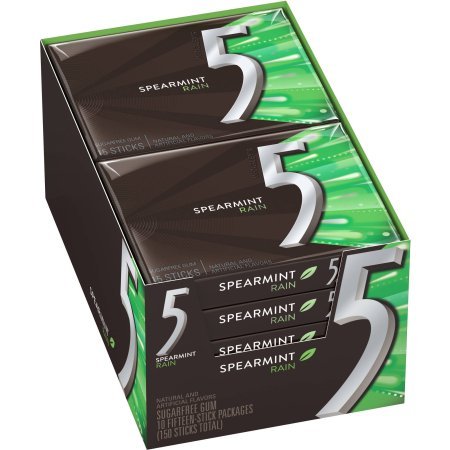 5 Gum, Rain (15 per pk., 18 pk.)